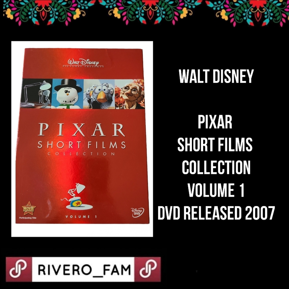 WALT DISNEY| PIXAR SHORT FILMS COLLECTION| VOLUME 1 DVD| RELEASED 2007| …